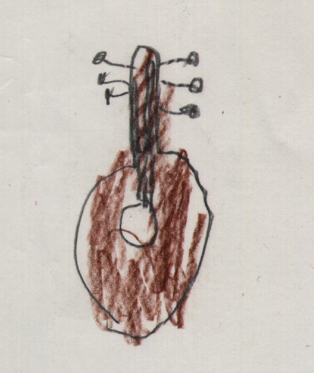 Tegning av gitar