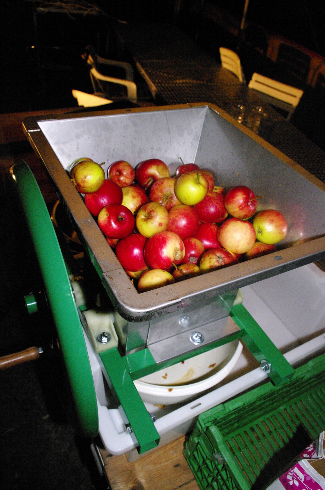 4 kg epler klar for kverning.